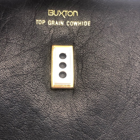 Buxton leather wallet with snap and zip closures - Picture 6 of 9